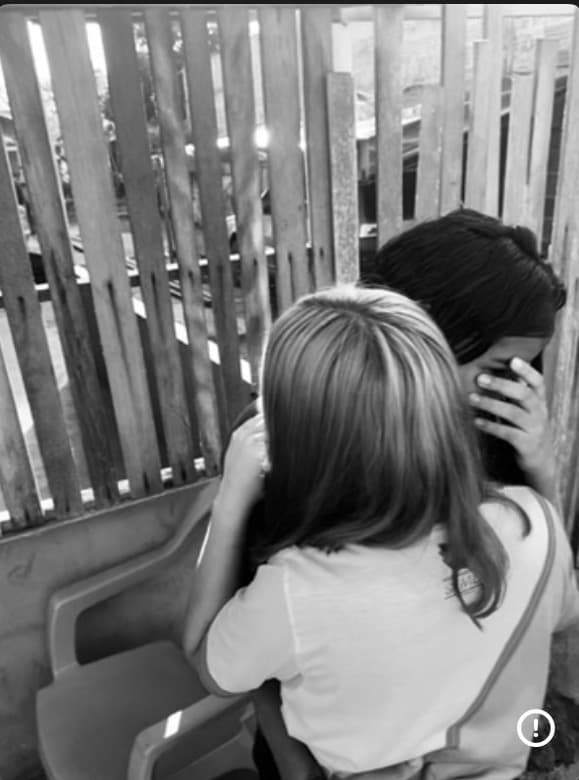 Nosso primeiro beijo.