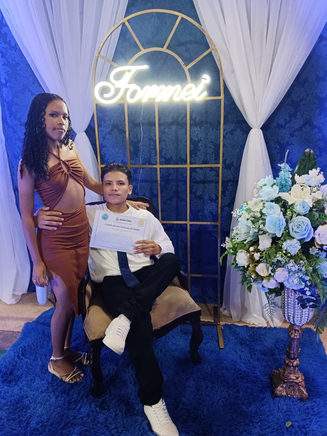 Minha Formatura com A dona Razão comigo