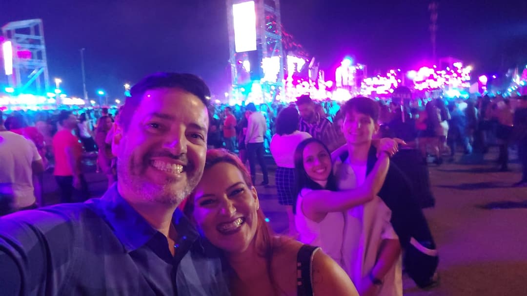 Nosso primeiro show junto