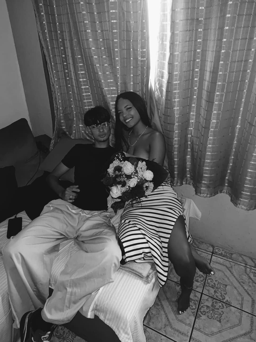 Nosso primeiro beijo.