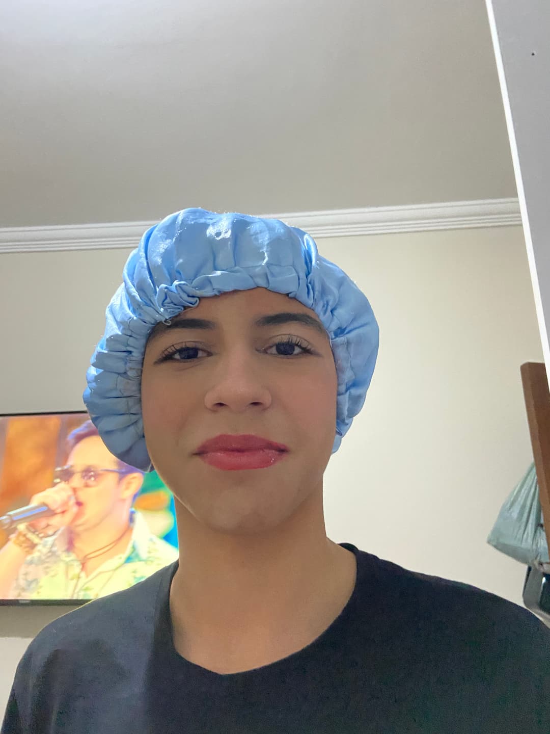 Primeira vez que veio aqui em casa