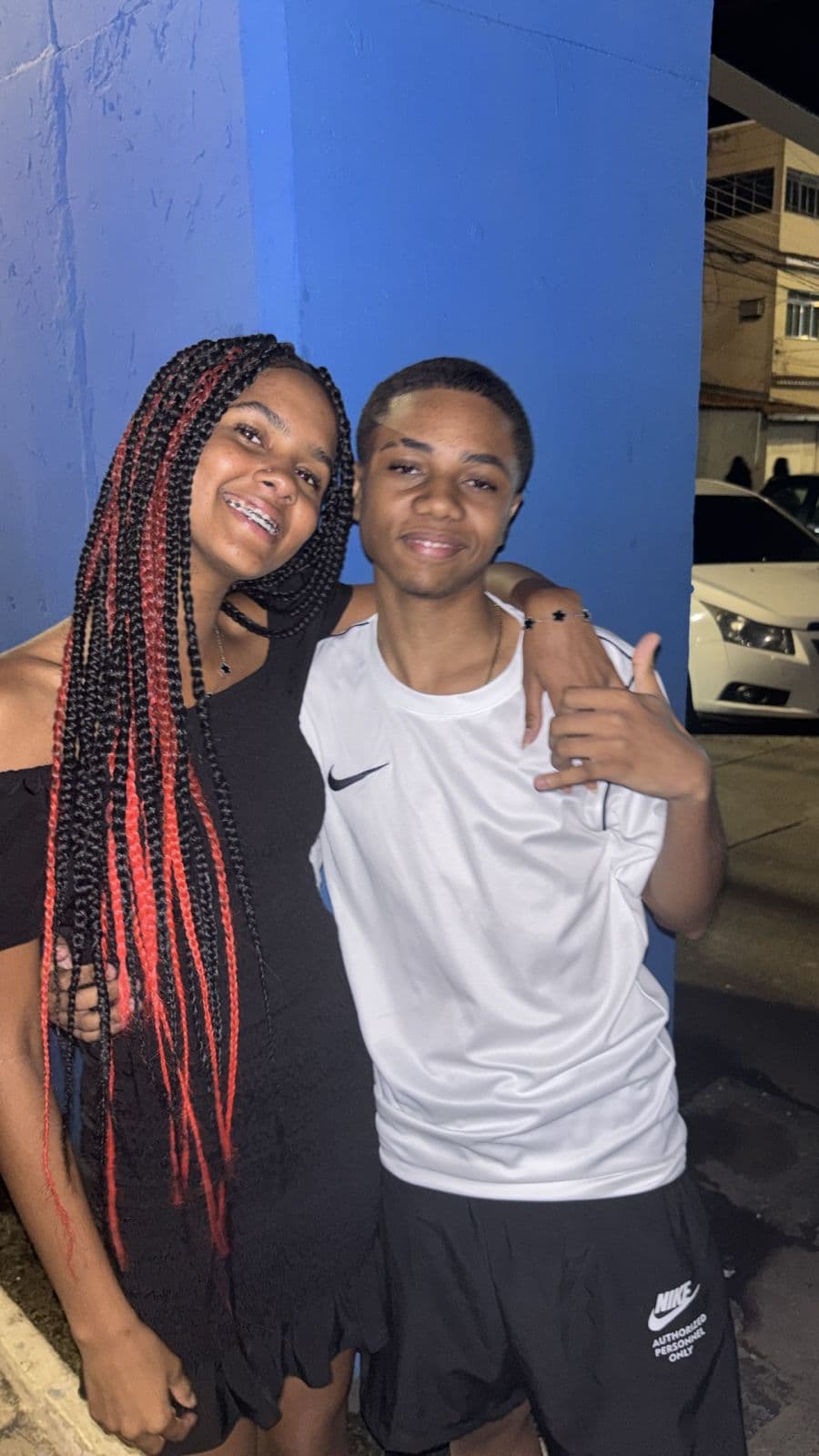 A nossa primeira foto juntinhossss🥺🥺