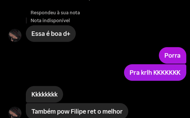 A primeira vez q nós dois conversamos
