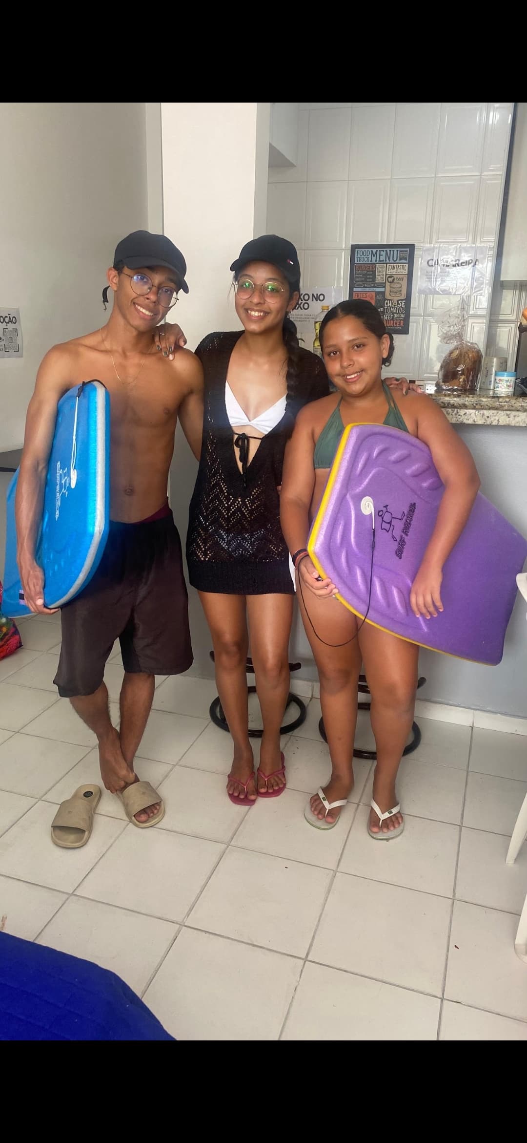 Primeira vez indo a praia