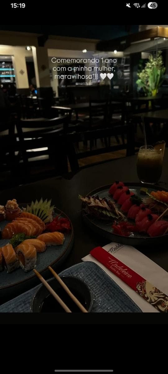 Nosso primeiro um ano de namoro