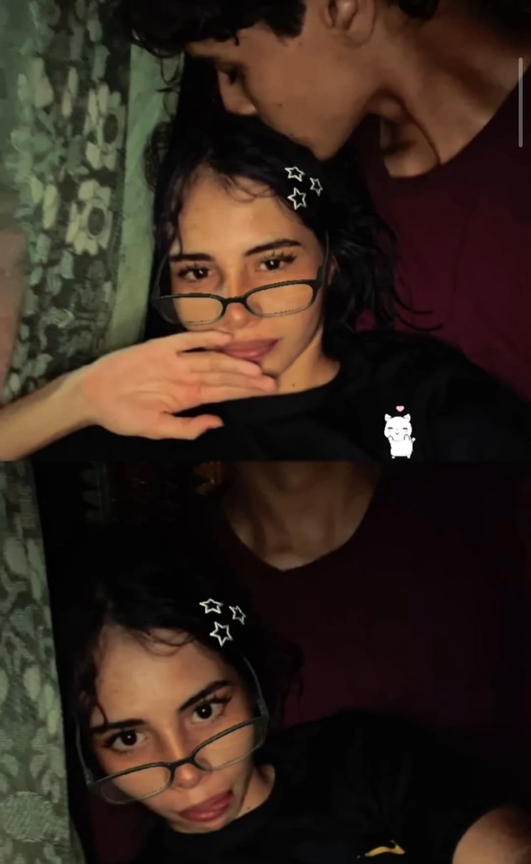 A primeira vez que eu acampei foi com você😌