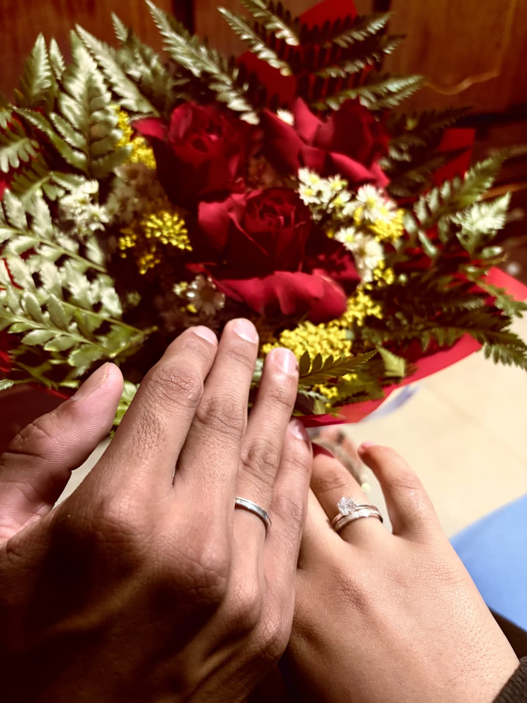 Entrega das alianças