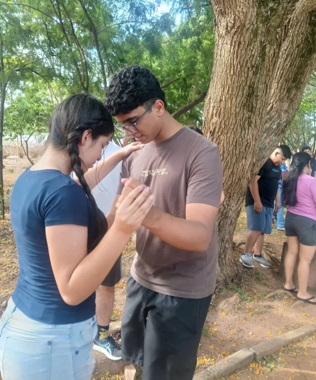 A gente ensaiando pra festa da jaz, divosđ