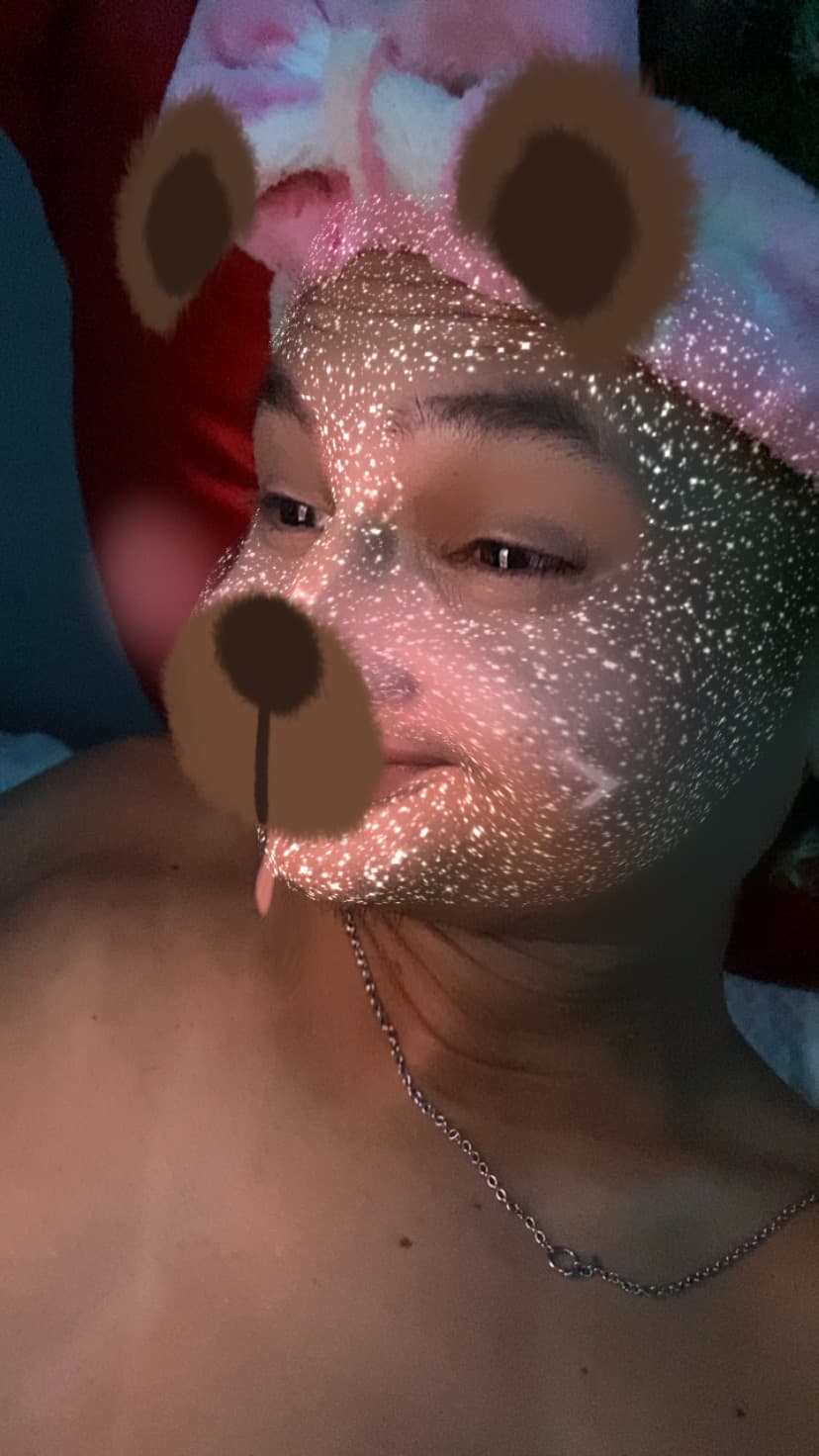 Quando voce me maquiou e eu dormi kkkk