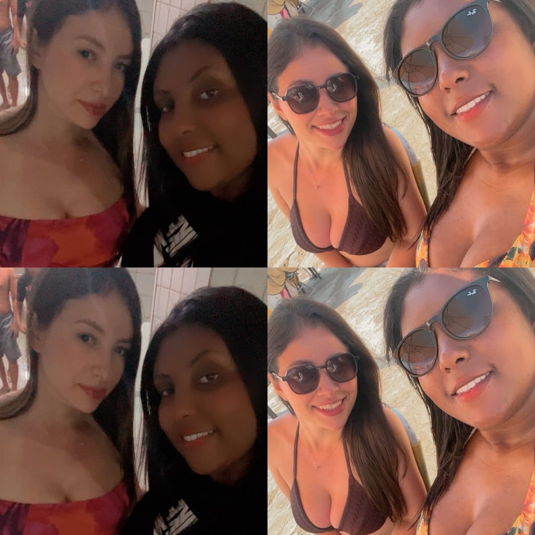 Nossa primeira praia juntas