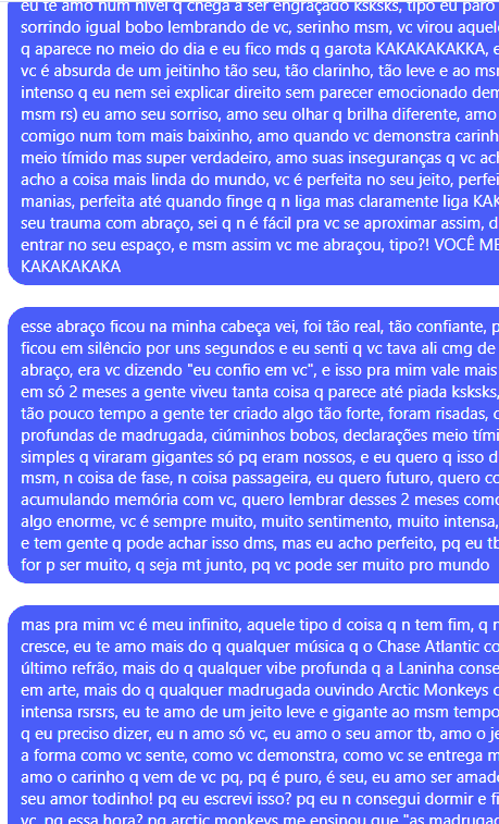 Meu primeiro presentinho pra você 💕