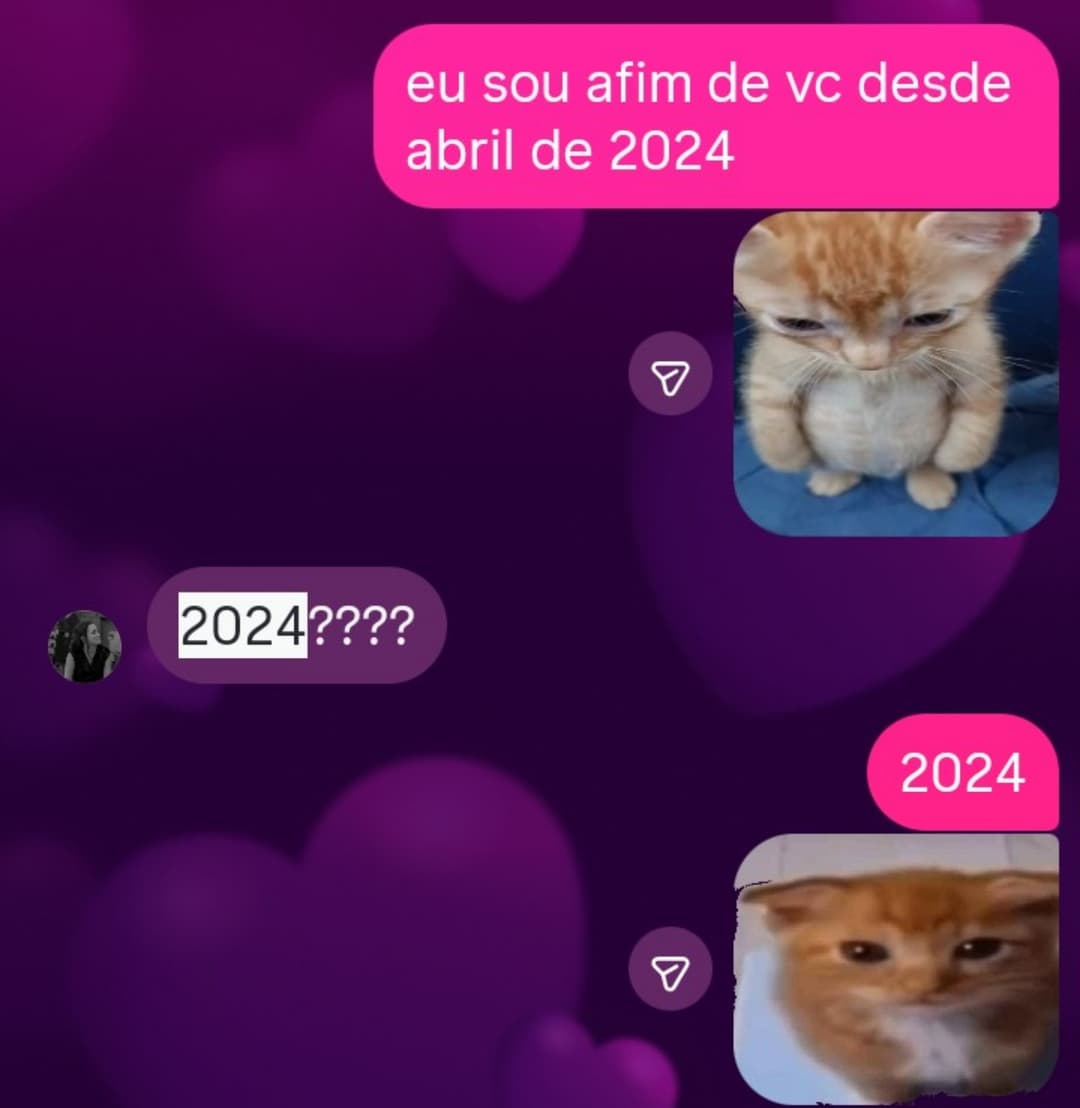 O dia em que você descobriu a quanto tempo eu gosto de ti