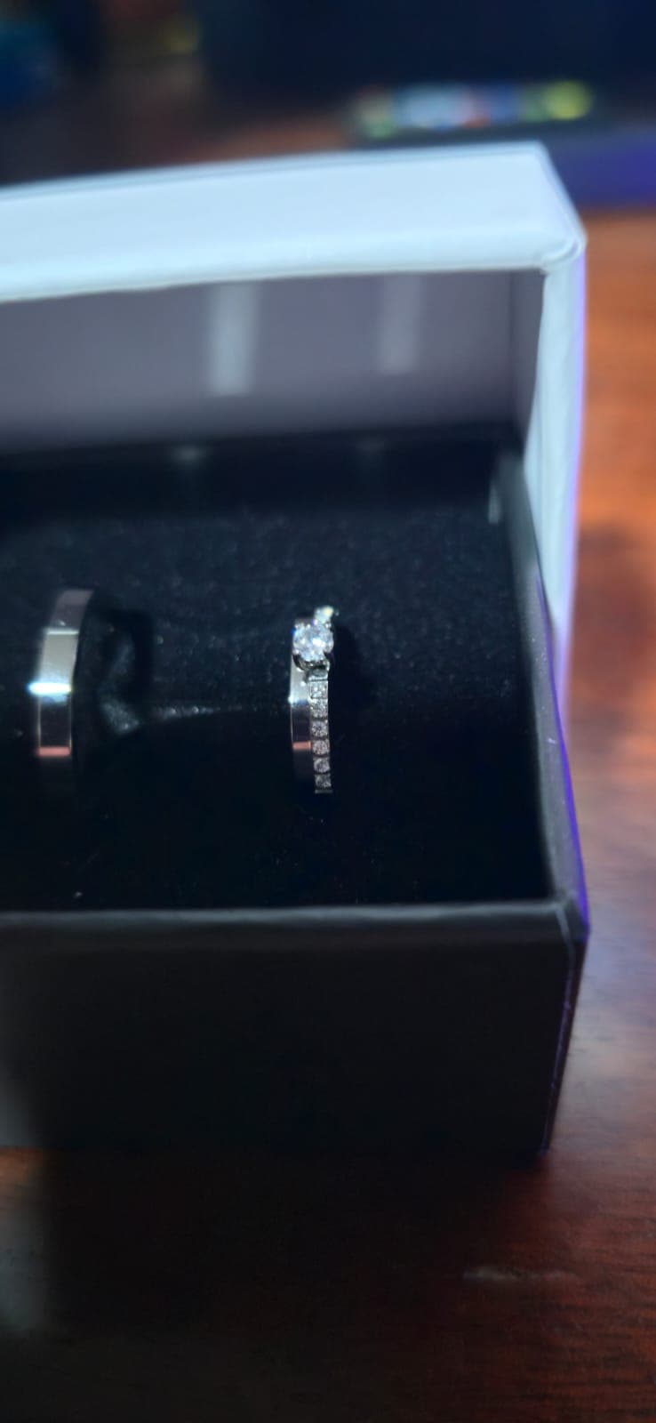 Quando comprei o anel