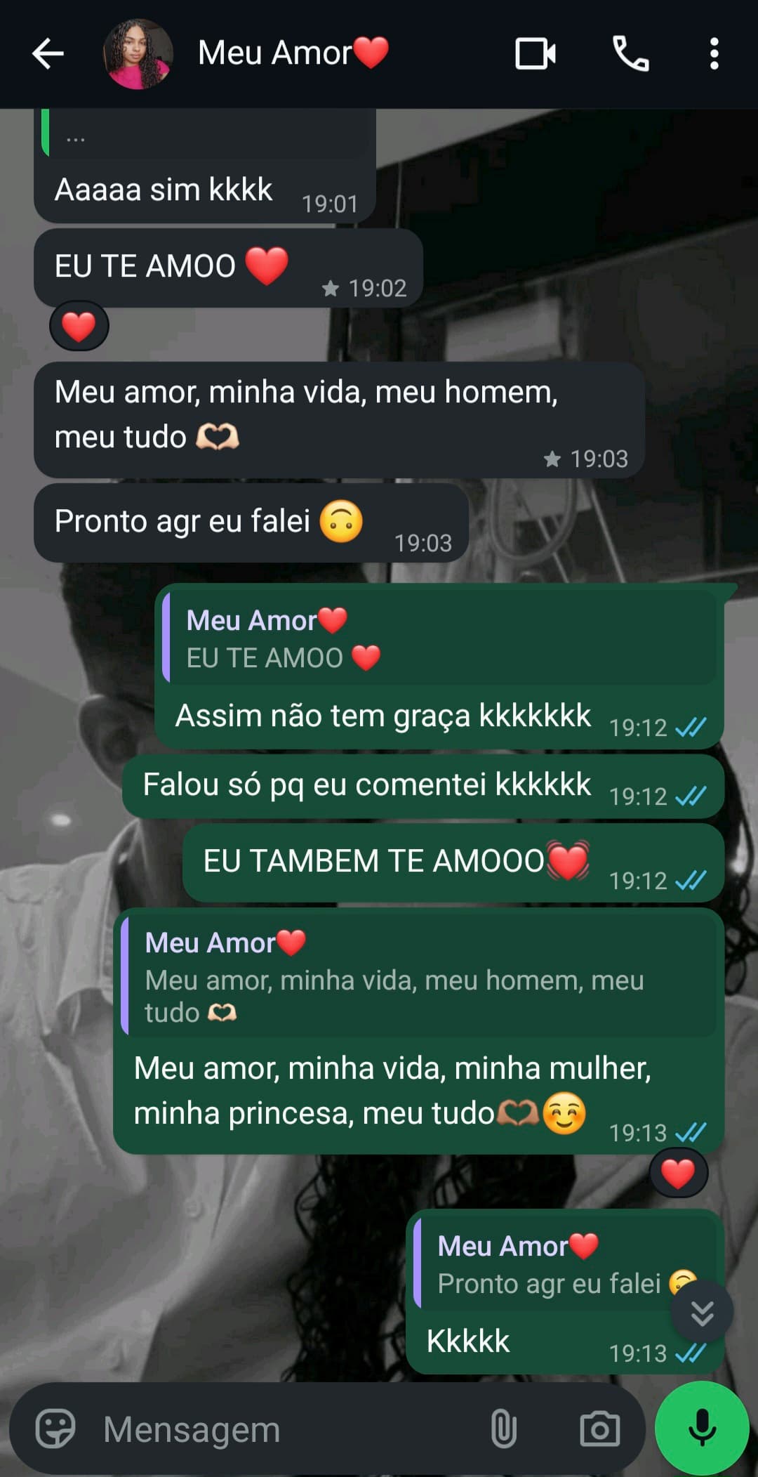 Demonstrando sentimentos❤️