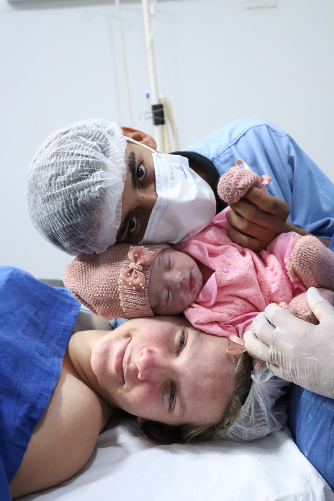 Momento em que a nossa princesa veio só mundo