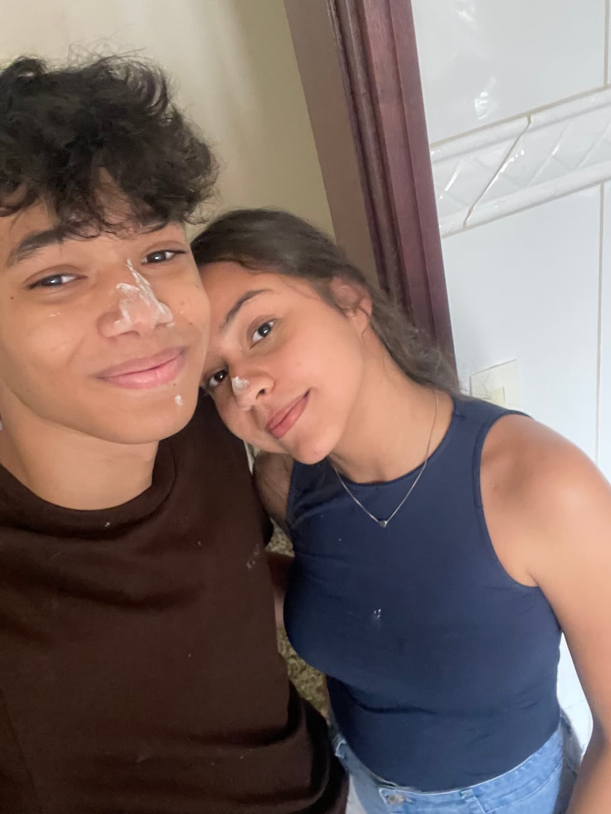 Dia que a gnt se divertiu mto fazendo um bolo