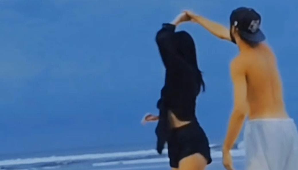 Diazinho gostoso e único na praia